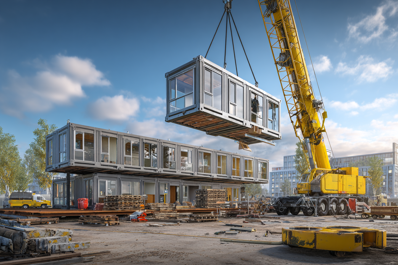 Le boom du bâtiment modulaire dans le BTP : chiffres, tendances et opportunités